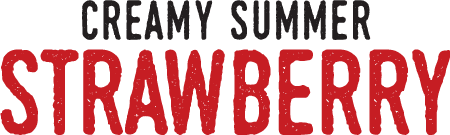 Creamy summer<br />
strawberry