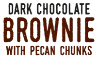 Dark Chocolate Brownie with PeDark Chocolate Brownie with Pecan Chunkscan Chunks